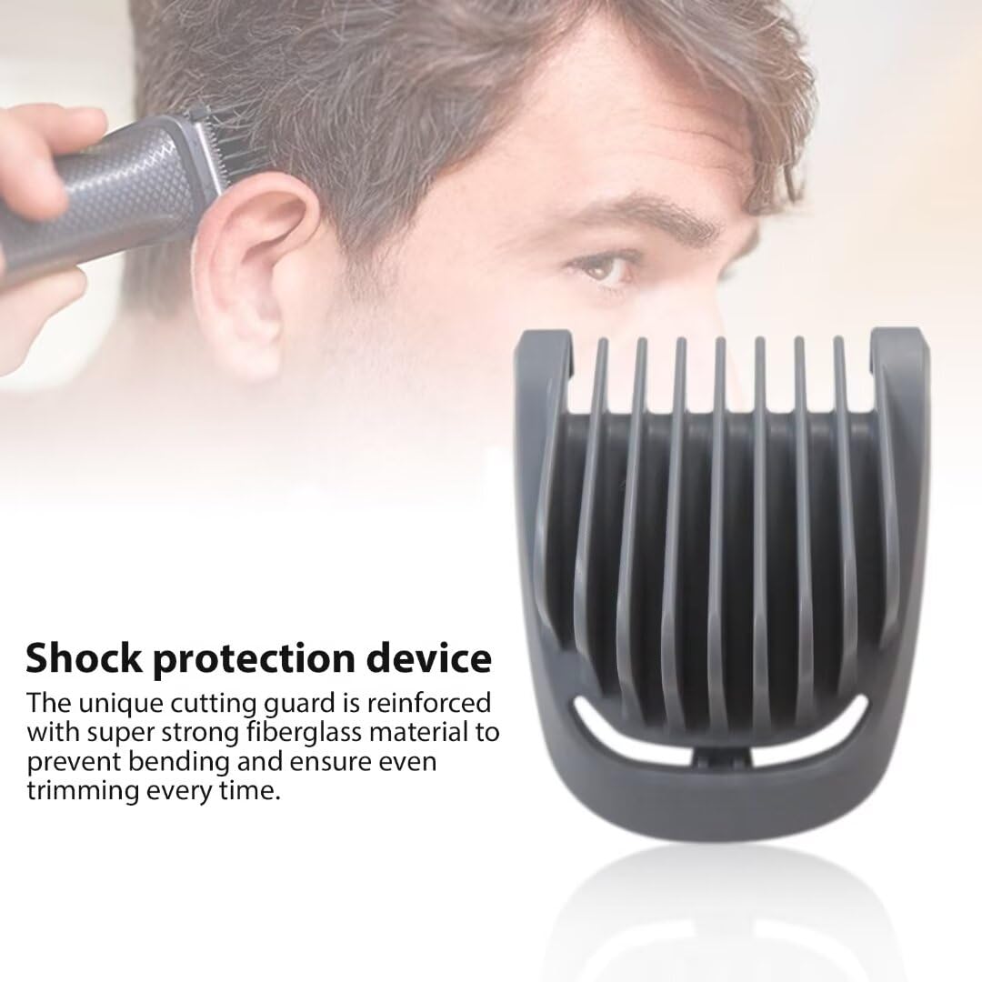 LUSH BUBBLE 1mm + 2mm Multigroom Trimmer Beard Stubble Guide Combs Guards Fits for Philips Norelco Series 3000, 5000, 7000, BT5511 NEW Beauty and Personal Care LUSH BUBBLE