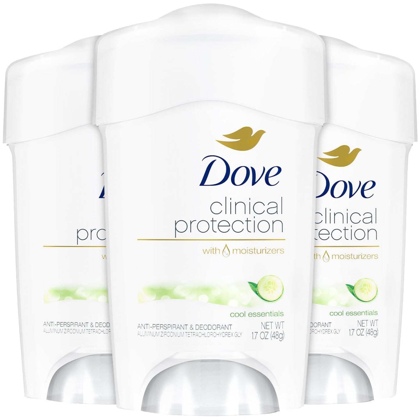 Dove Clinical Protection Antiperspirant, Cool Essentials, 1.7 Ounce (Pack of 2) Beauty and Personal Care Dove