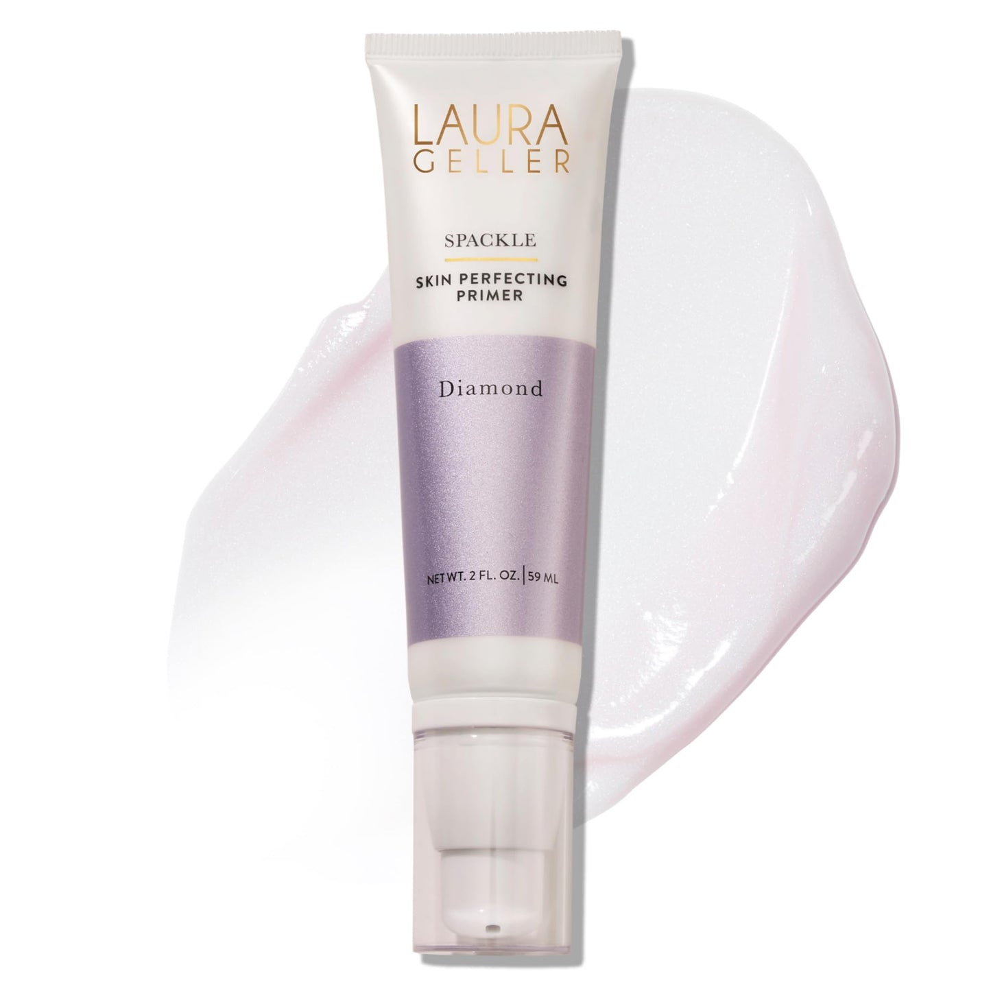LAURA GELLER NEW YORK Spackle Primer - Diamond - Super-Size 2 Fl Oz - Hyaluronic Acid Makeup Primer for Mature Skin Beauty & Personal Care LAURA GELLER NEW YORK