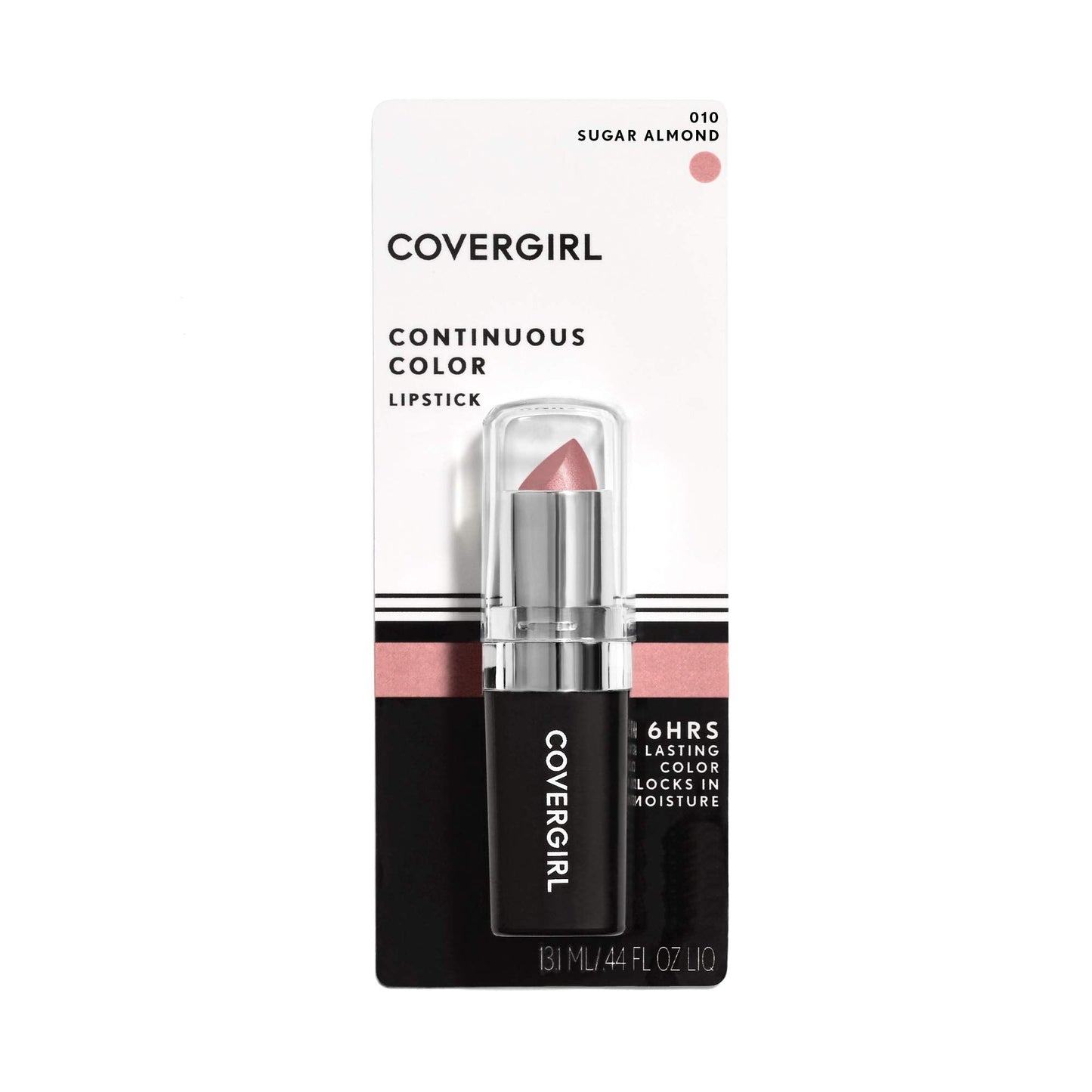 CoverGirl Continuous Color Lipstick, Sugar Almond 010 Beauty & Personal Care COVERGIRL
