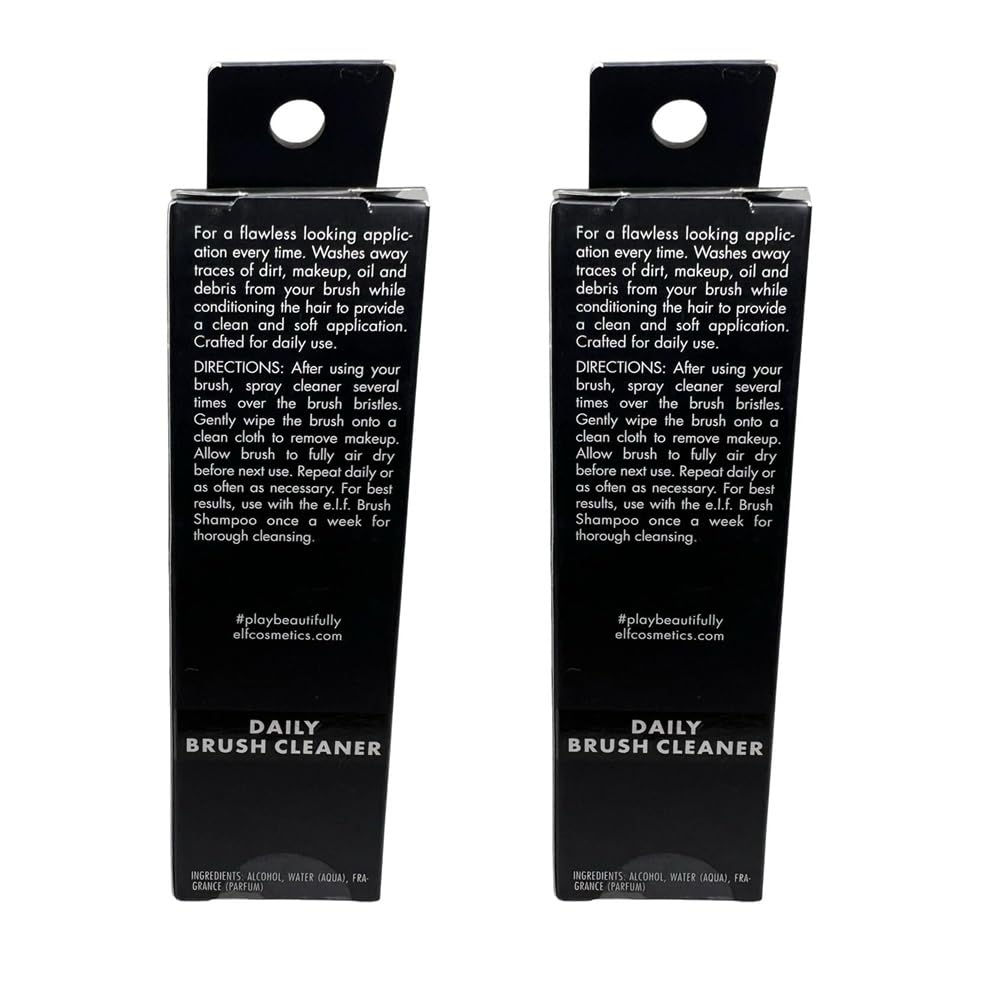 e.l.f. Pack of 2 Daily Brush Cleaner, 85013 Beauty & Personal Care e.l.f.