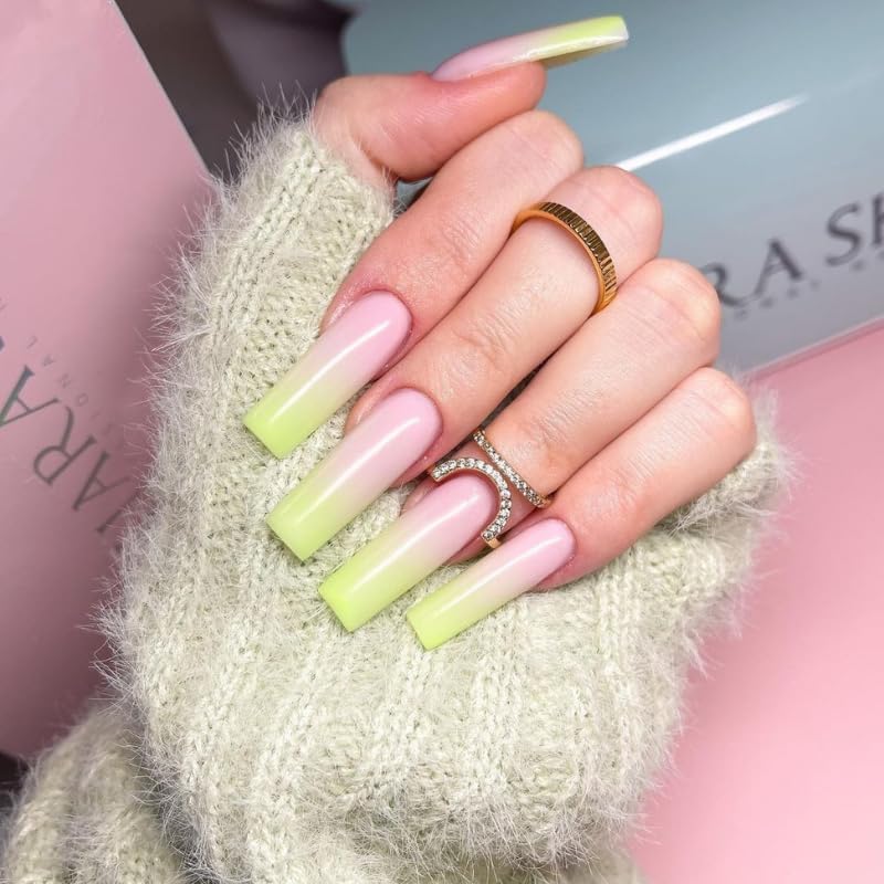 Kiara Sky C Curve XXL Nail Tip Case (500 Tips in 10 Sizes) (Square Natural)