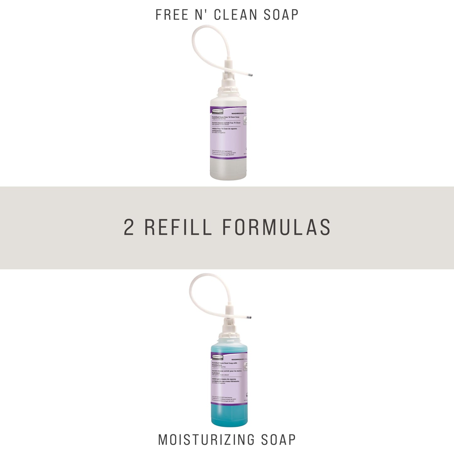 Rubbermaid Commercial Products OneShot Dye & Fragrance Free Foam Hand Soap Refill 800mL Green Seal Certified Compatible with RCP's Touchless OneShot Beauty & Personal Care Rubbermaid Commercial Products