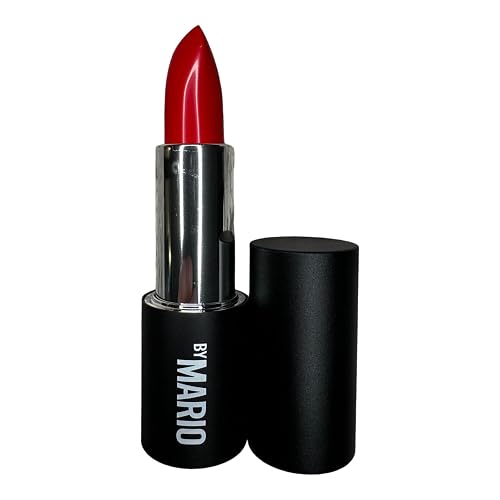 Makeup By Mario SuperSatin Lipstick | A classic, creamy satin lipstick with a soft sheen | Size 0.12 oz / 3.5 g (Chelsea - red-orange) Beauty & Personal Care BY MARIO