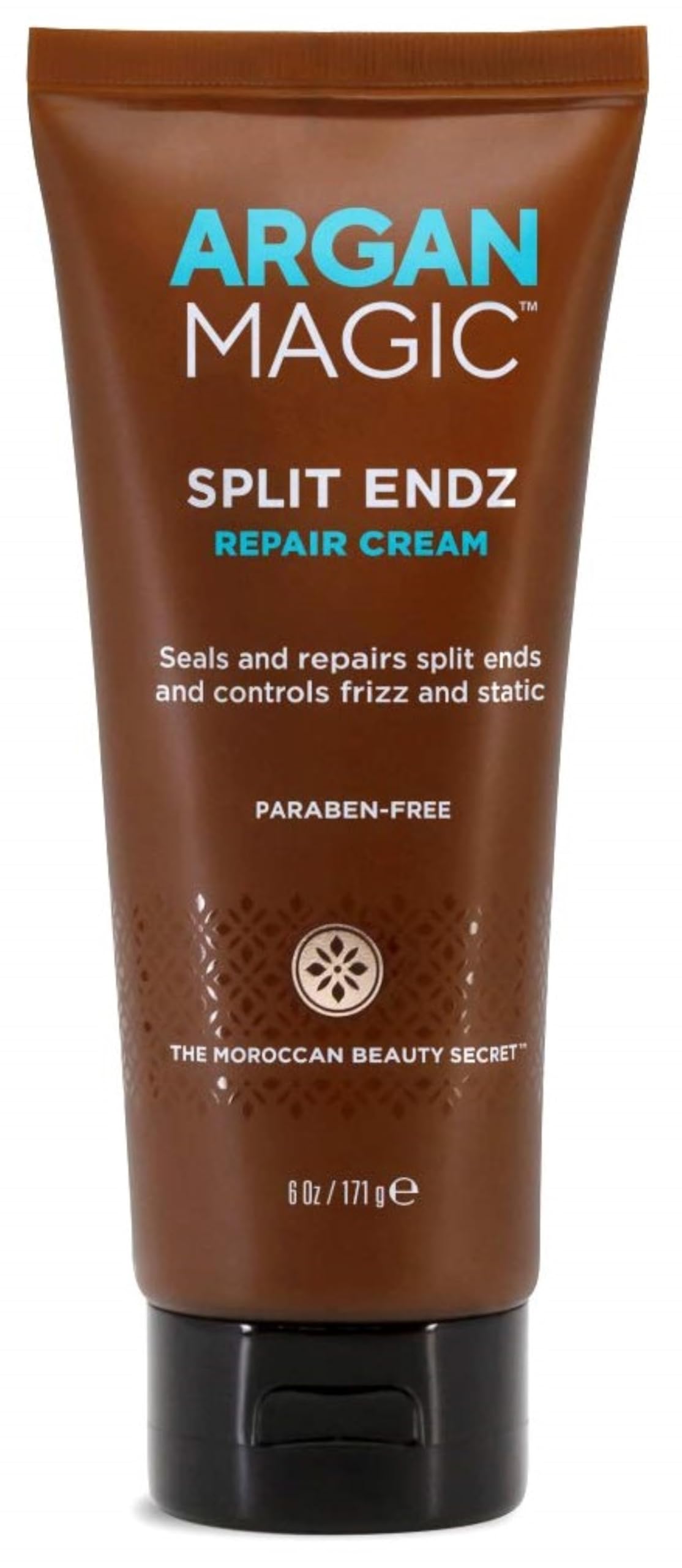 Argan Magic Split Endz Cream - Instantly Binds Frayed and Separated Ends While Preventing Future Breakage | Controls Frizz | Made in USA, Paraben Beauty & Personal Care Argan Magic