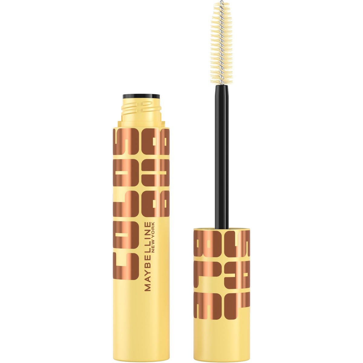 Maybelline The Colossal Bubble Mascara, Buildable Mascara Volume and Length Formula for Bold, Separated, Sleek Lashes, Washable Formula, Copper Brown