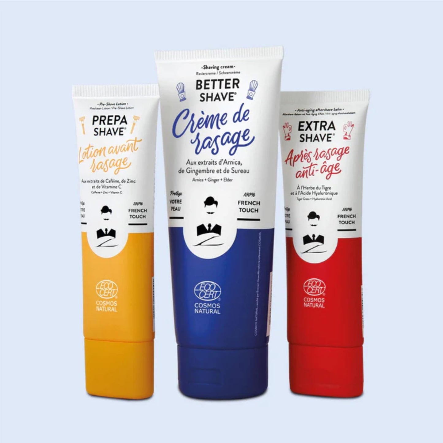 Monsieur Barbier Super Daddy Shaving Gift Set for Men - Shaving Kit with Razor, Brush, Pre-Shave Lotion, Shaving Cream & After Shave Cream Beard Beauty and Personal Care MONSIEUR BARBIER