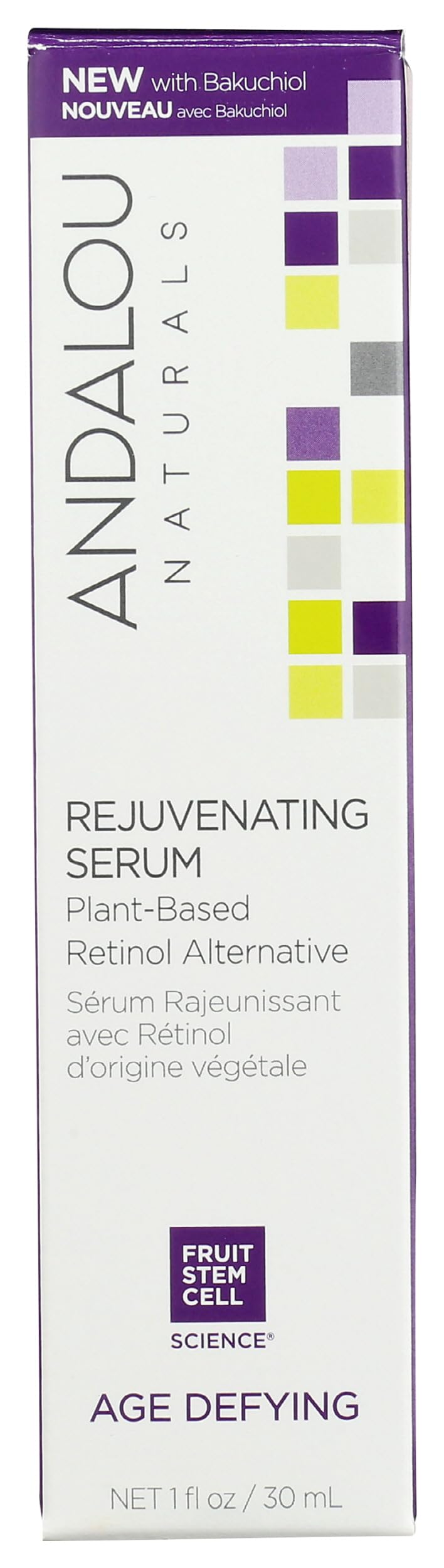 Andalou Naturals Rejuvenating Serum with Plant Based Retinol, 1 Oz Beauty & Personal Care Andalou Naturals