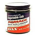 Dax Pomade (Bergamot) 3.5 Ounce Jar (103ml) (2 Pack) Beauty & Personal Care DAX