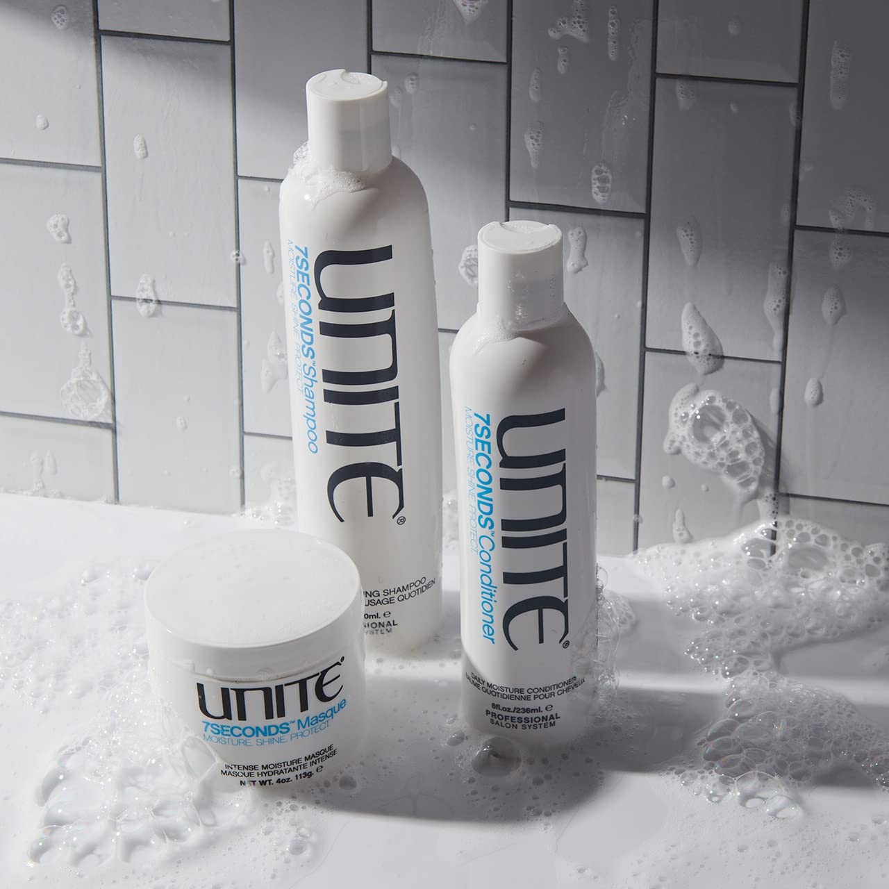 UNITE Hair - 7SECONDS Masque - Deep Conditioning Treatment for All Hair Types - Restores Elasticity, Hydrates, Strengthens & Adds Shine Beauty & Personal Care UNITE
