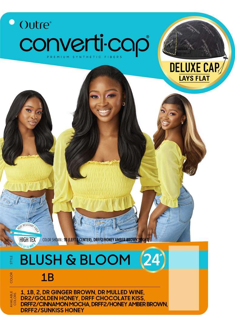 Outre Converti Cap - Blush & Bloom (DR GINGER BROWN)