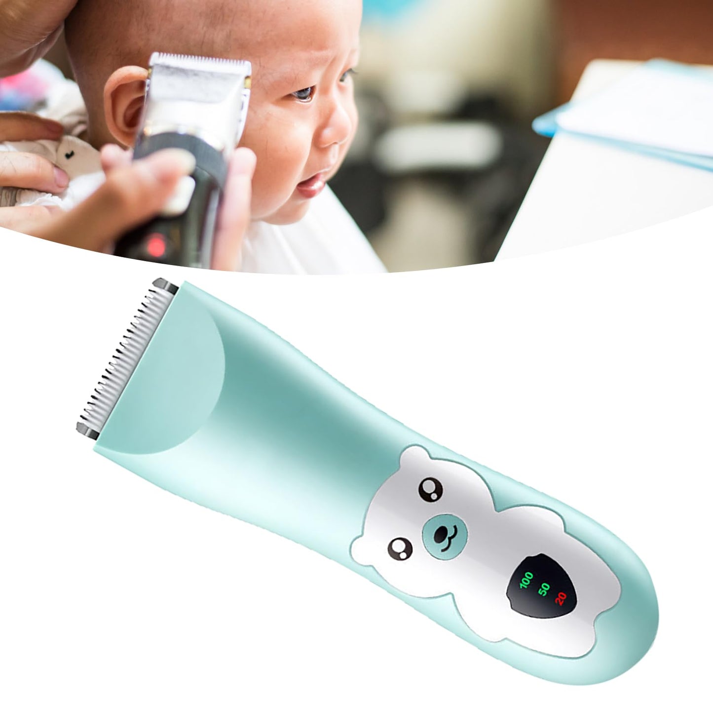 Dioche Baby Hair Clippers Ultra Quiet, Safe Electric Hair Trimmer for Kids & Infants, Low Noise Hair Cutting Kit for Children, Cordless Portable Hair Beauty and Personal Care Dioche