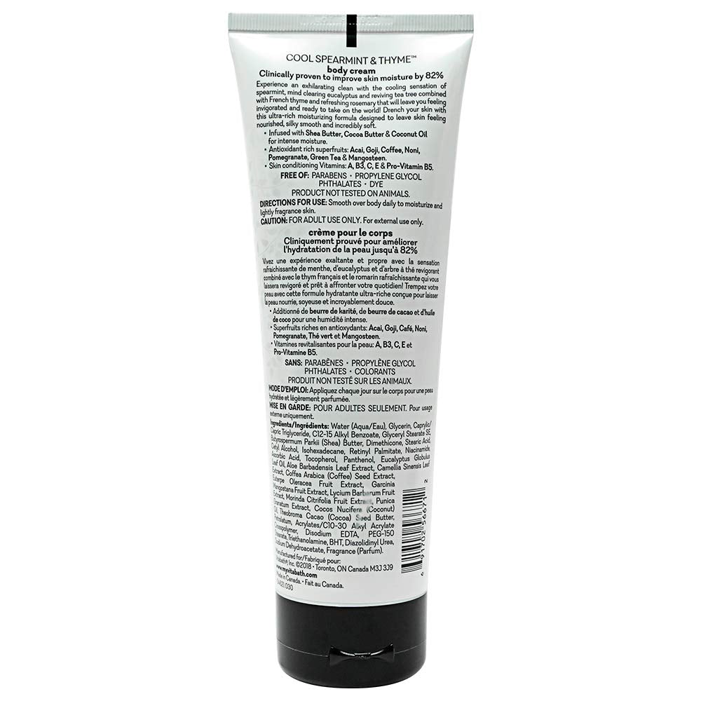 Vitabath Body Cream, Cool Spearmint & Thyme, 8 Fluid Ounce Beauty & Personal Care Vitabath