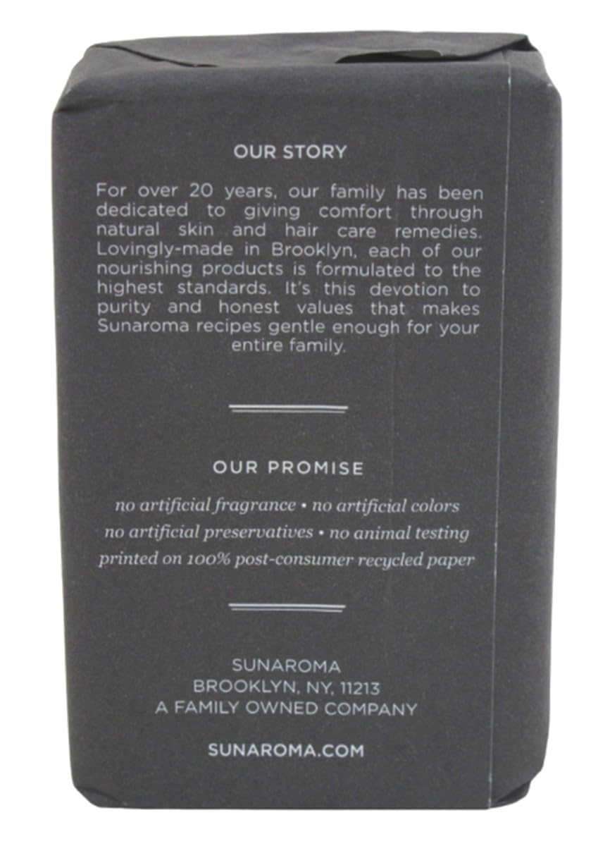 SUNAROMA Soap Bar Charcoal With Bergamot Oil 8 Ounce (SG_B07J1YBRKH_US) Beauty & Personal Care SUNAROMA