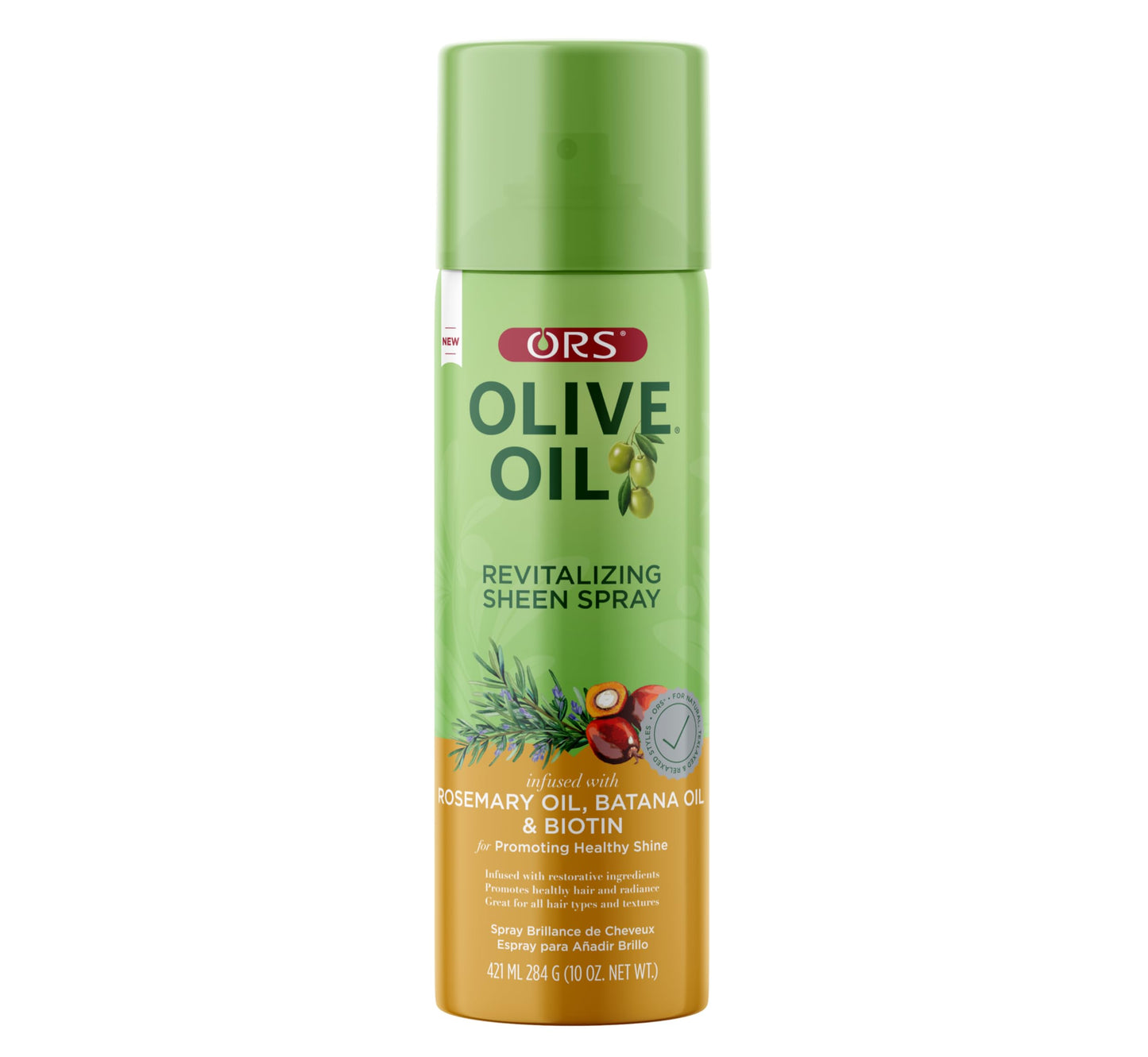 ORS Olive Oil Revitalizing Sheen Spray with Rosemary, Batana & Biotin Oil 10 Ounces Beauty & Personal Care ORS