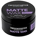 TRENDSTARTER - MATTE WAX (4oz) - Firm Hold - Matte Finish - Water Based All-Day Hold Hair Styling Pomade - Flake-Free Styling Wax for All Hair Types Beauty & Personal Care TRENDSTARTER