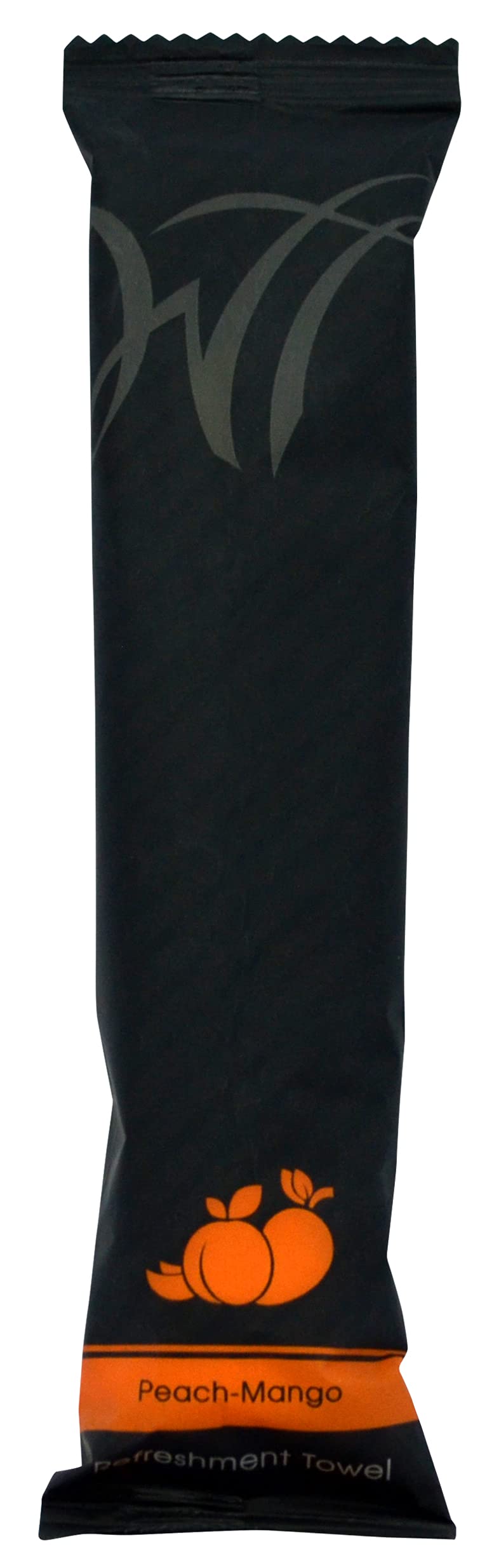 White Towel Services 8" x 8" inch Moist Cotton Towel Individually Wrapped - Peach-Mango Scent (Case of 50) - Single-Use Oshibori Style Cotton Beauty & Personal Care WT WHITE TOWEL SERVICES