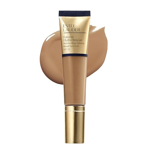 Estée Lauder Futurist Hydra Rescue Moisturizing Foundation Makeup SPF 45 for a 12-Hour Glow, 1.2 Fl Oz, 5W2 Rich Caramel Beauty & Personal Care Estée Lauder