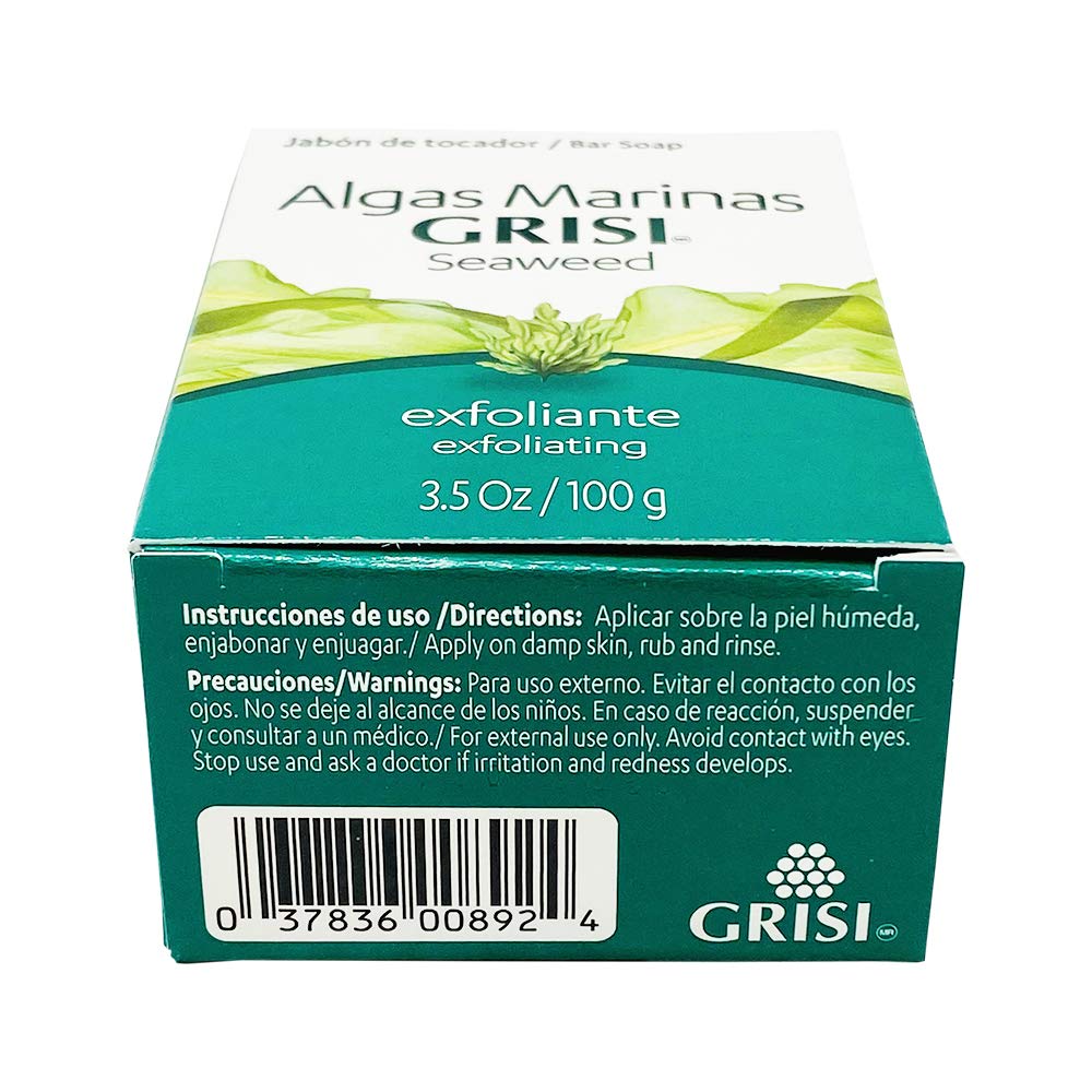 Grisi Grisi Seaweed Algas Marina Bar Soap 3.5 Oz, 3.5 Ounce Beauty & Personal Care Grisi