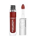 L'Oreal Paris Plump Ambition Hyaluron Lip Oil, 24 HR Lip Gloss with Hyaluronic Acid, Volumizing Formula with Glass-Like Shine, Wine O'clock 485, 0.16 Beauty & Personal Care L'Oreal Paris