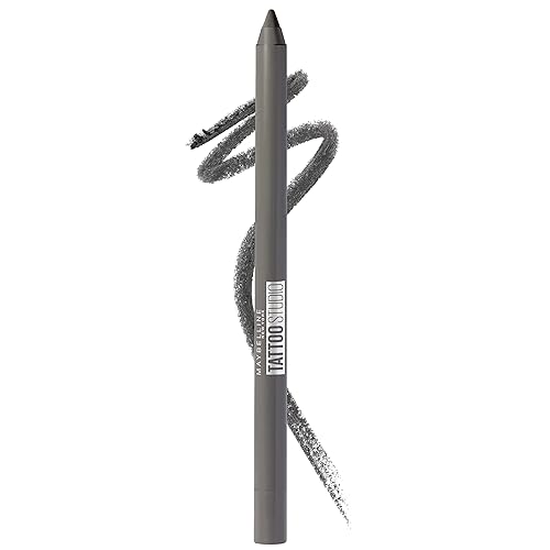 Maybelline TattooStudio Long-Lasting Sharpenable Eyeliner Pencil, Glide on Smooth Gel Pigments with 36 Hour Wear, Waterproof, Intense Charcoal, 1 Beauty & Personal Care MAYBELLINE