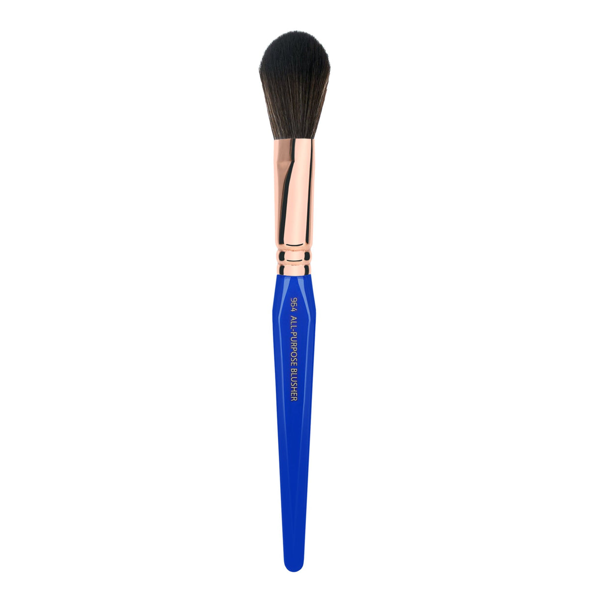 Bdellium Tools Professional Makeup Brush - Golden Triangle 964 All-Purpose Blusher - With All Vegan and Soft Synthetic Fibers, For Precise Blush