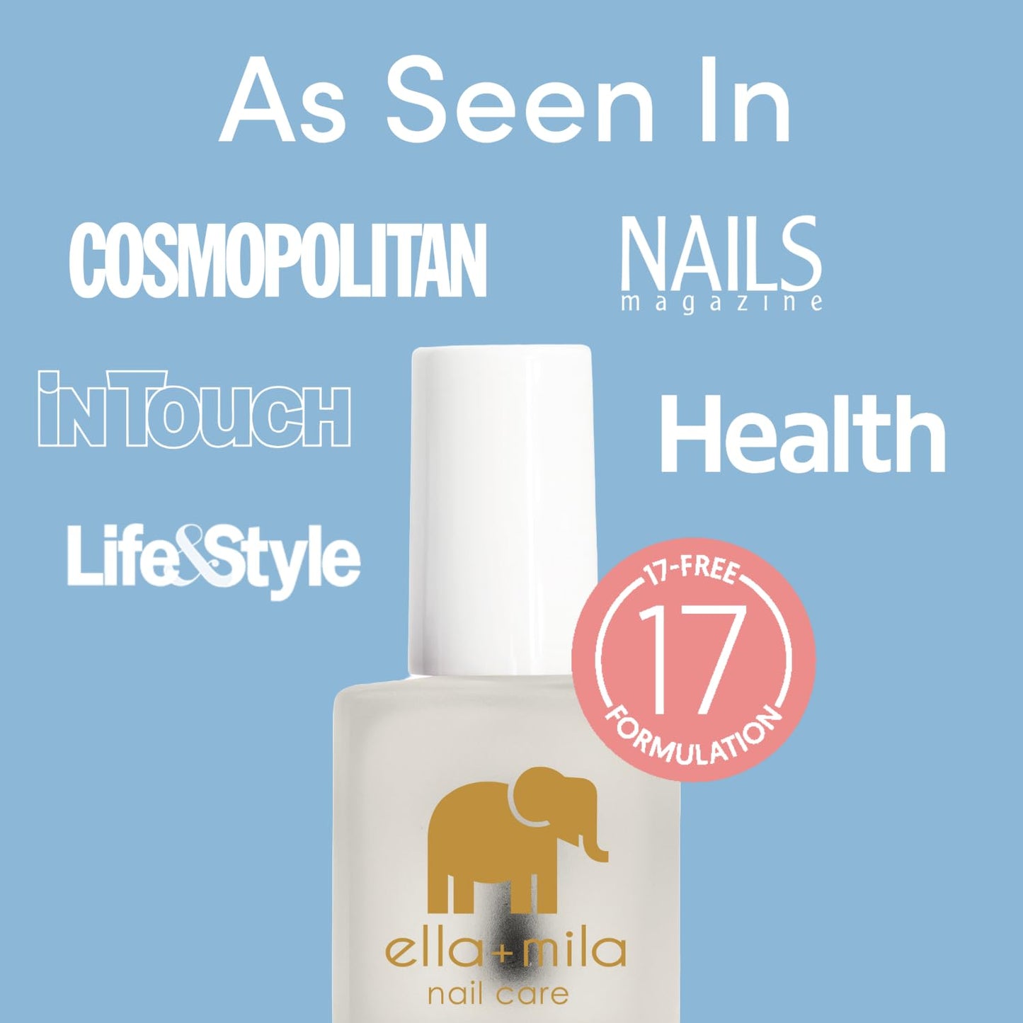 ella+mila No Bite Nail Polish - Kids Nail Biting & Thumb Sucking Prevention Beauty and Personal Care ella+mila