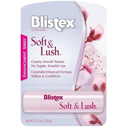 Blistex Soft & Lush Lip Protectant, 0.13 Ounce Tube - Softens & Conditions, Creamy Smooth Texture, Hydrating Lip Balm, Daily Lip Hydration, Beauty & Personal Care Blistex