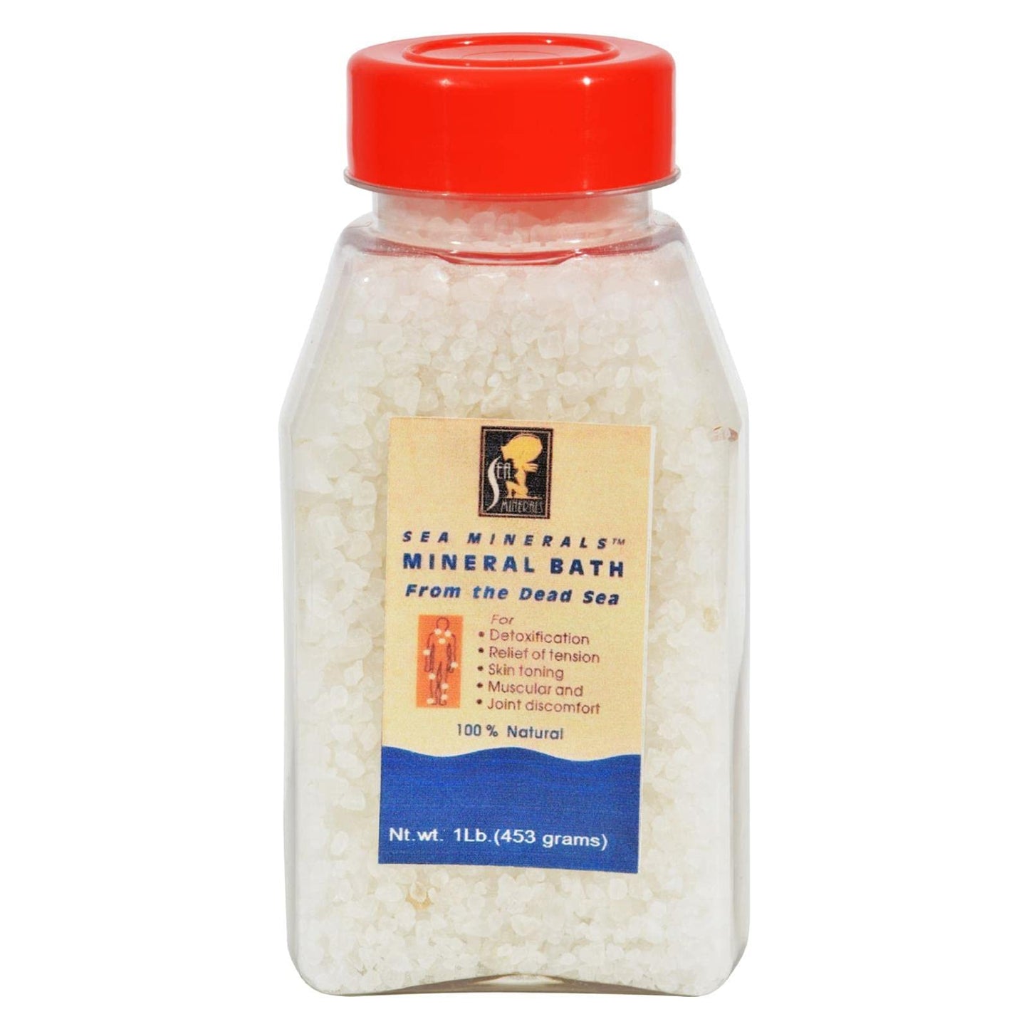 Sea Minerals Dead Sea Mineral Bath Salt, 1 Lb Beauty & Personal Care Sea Minerals