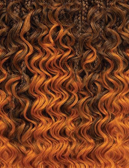 Outre X-Pression Twisted Up - Hyper Borabora Braid 20" 3X (MT1B/COPPER ORANGE)