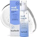 Baebody Snail Mucin Serum Moisturizer - Hydrating Serum for Face with Collagen - Snail Mucin Moisturizer for Youthful Skin - Korean Skin Care Beauty & Personal Care Baebody