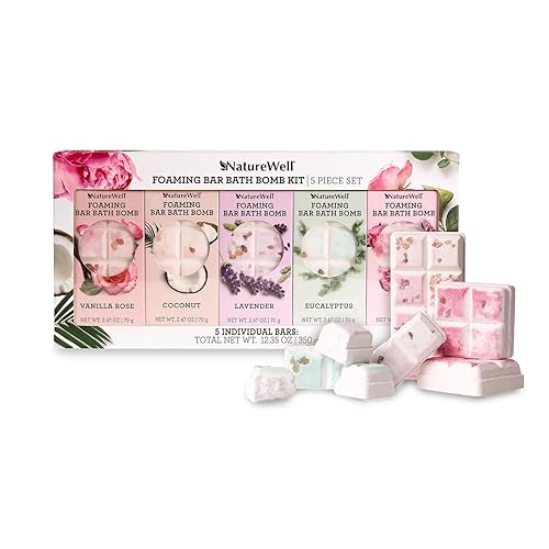NatureWell Foaming Bath Bomb Kit, 5 Pack, 12.35 Ounces Beauty & Personal Care NATURE WELL