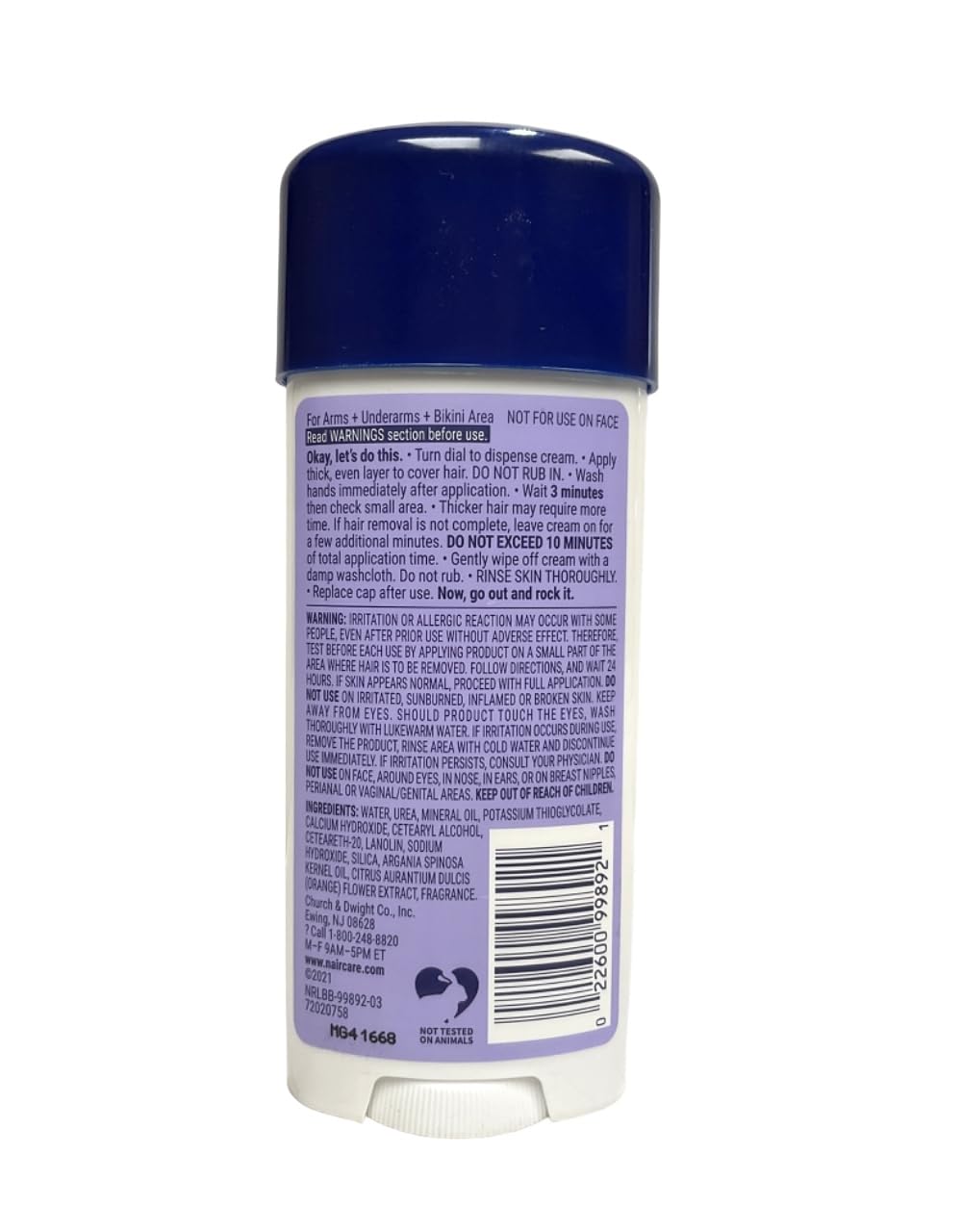 Nair Hair Remover Glides Away Nourish With Argan Oil 3.3 Ounce (97ml) (2 Pack) Beauty & Personal Care Nair