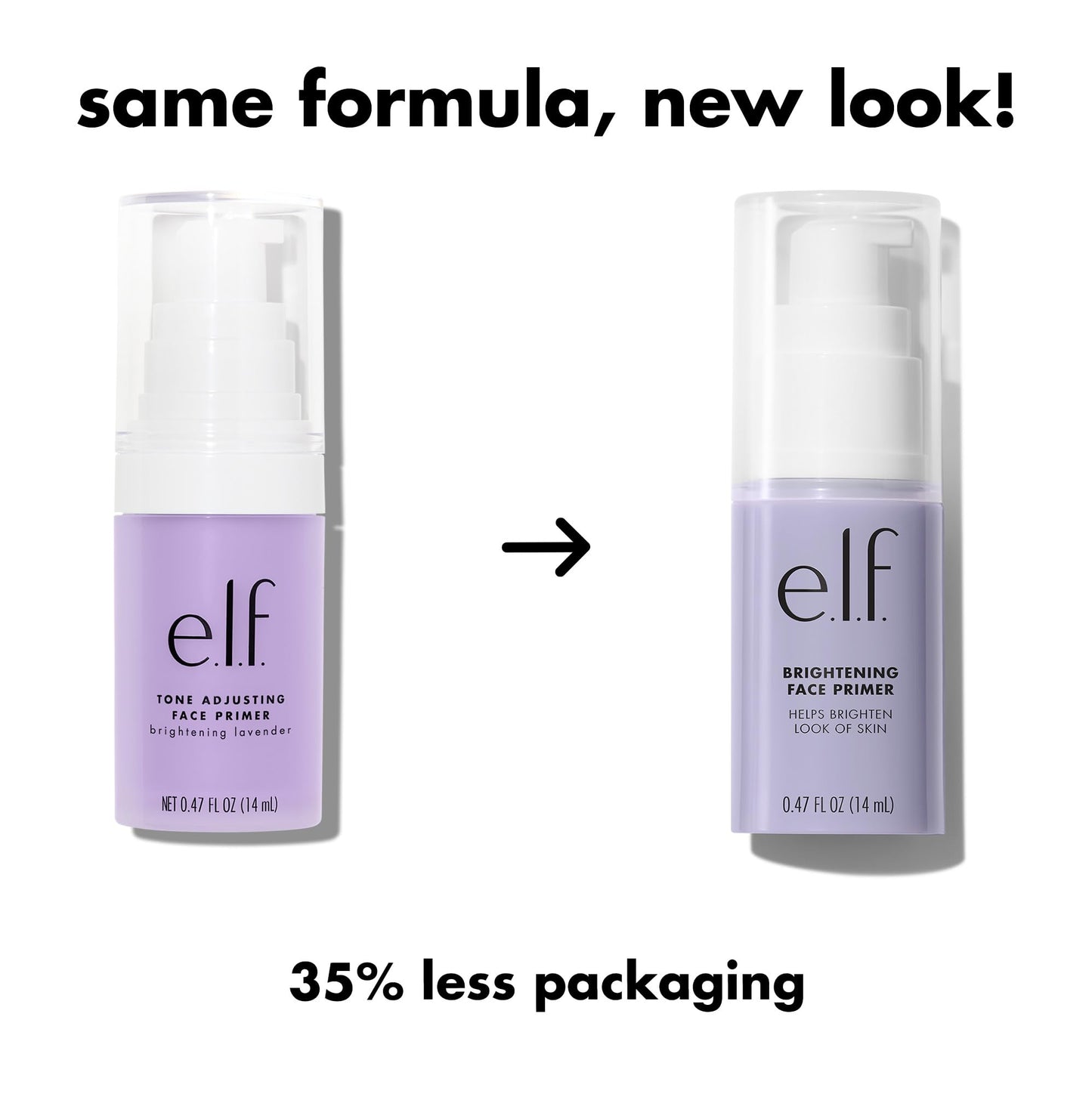 e.l.f. Brightening Lavender Face Primer, Face Makeup Primer For Neutralizing Uneven Skin Tones & Brightening Complexion, Vegan & Cruelty-free Beauty & Personal Care e.l.f.
