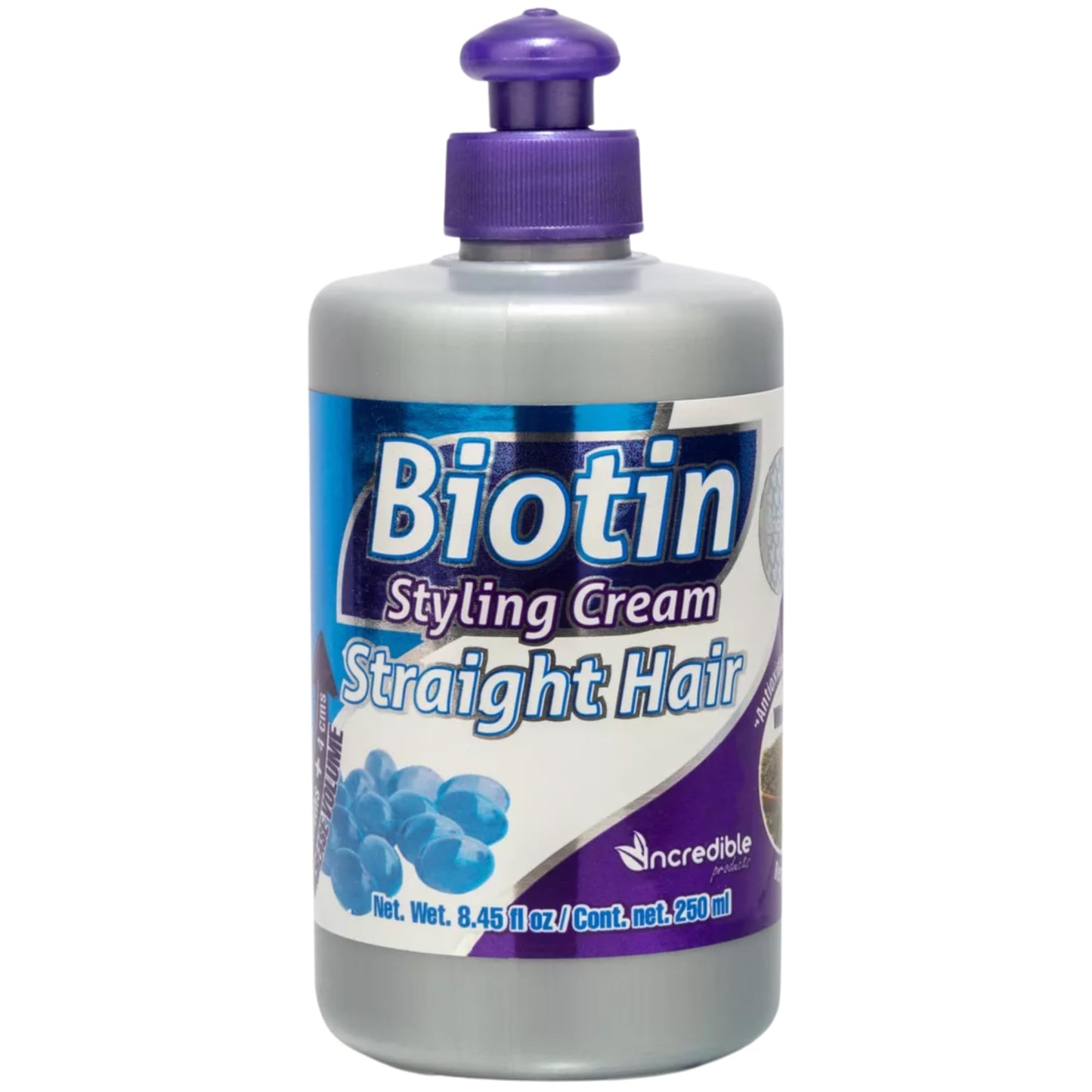 Ncredible Biotin Hair Styling Cream - 8.8 oz Crema Para Peinar - Nourishing Styling Cream for Women - Smoothing and Strengthening Formula for All Hair Beauty & Personal Care Five Brothers Products
