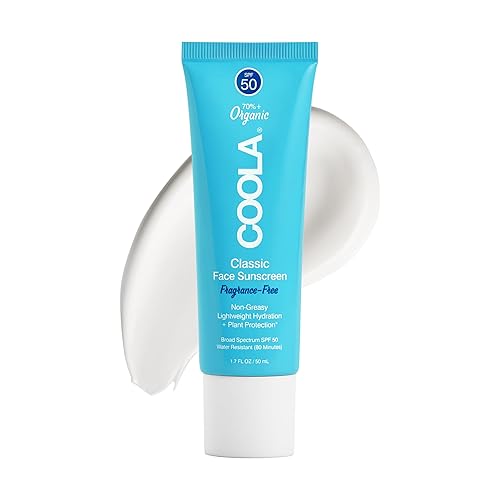 COOLA Organic Face Sunscreen SPF 50 Sunblock Lotion, Dermatologist Tested Skin Care for Daily Protection, Vegan and Gluten Free, Fragrance Free, 1.7 Beauty & Personal Care COOLA