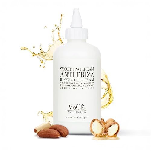 VoCÊ Haircare Natural Smoothing Blowout Cream | Anti-Frizz Blowout Cream with Frizz Control and Heat Protection | Vegan, Non-Toxic, Cruelty-Free Beauty & Personal Care VOCE HAIRCARE