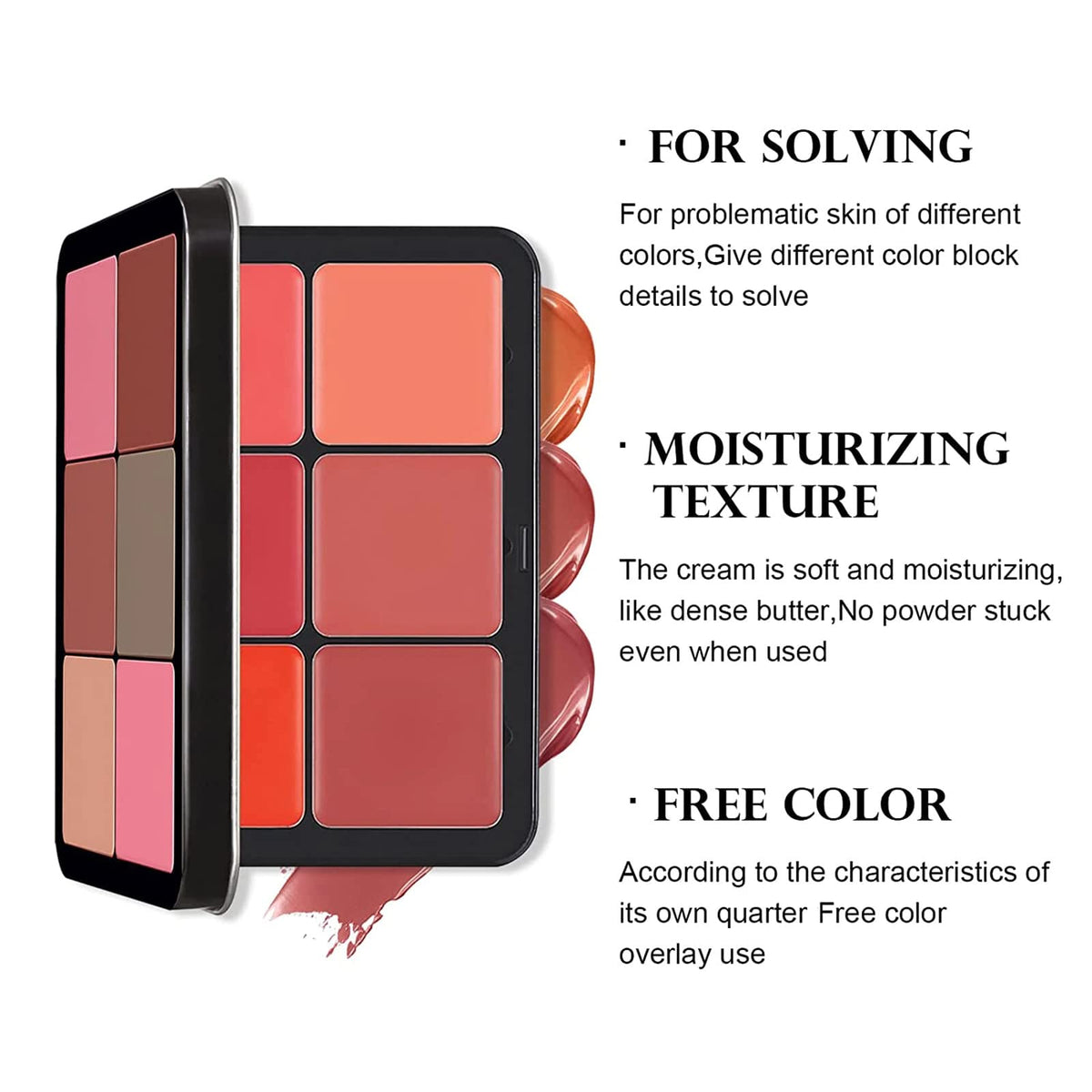 12 Colors Blush Palette,Highlighter Blush Powder Makeup,Long-Wearing,Smudge Proof,Natural-Looking,Blendable Cruelty-Free Matte Finish,Contour Beauty & Personal Care SURORAIN