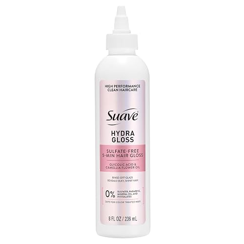 Suave Hydra Glossing Glazing Treatment for luminous glass shine in just 5 minutes, Sulfate-free, 8 oz Beauty & Personal Care Suave