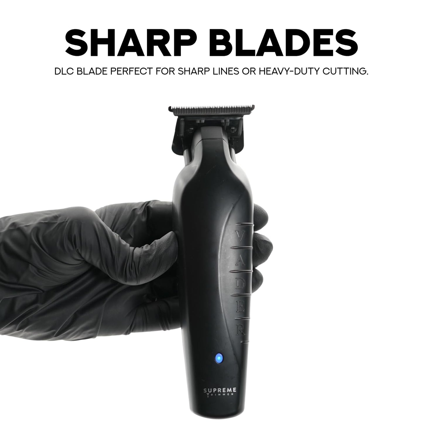 Supreme Trimmer Vader ST3778 - Professional Cordless Barber Liner - 210 Min Runtime, 7000 RPM Motor, Zero Gap DLC T-Blade, USB-C Fast Charging Beauty and Personal Care Supreme Trimmer