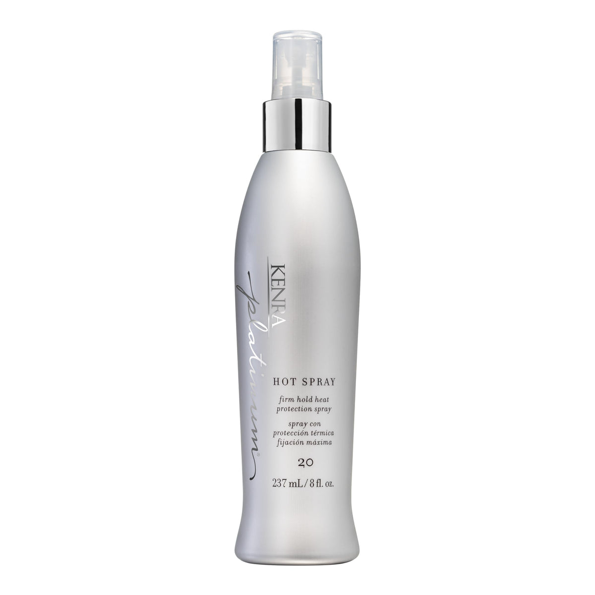 Kenra Platinum Hot Spray 20 | Heat Protection Styler | Long-Lasting, Firm Hold | Adds Vibrant Shine | Humidity & Thermal Protection | Clean Release