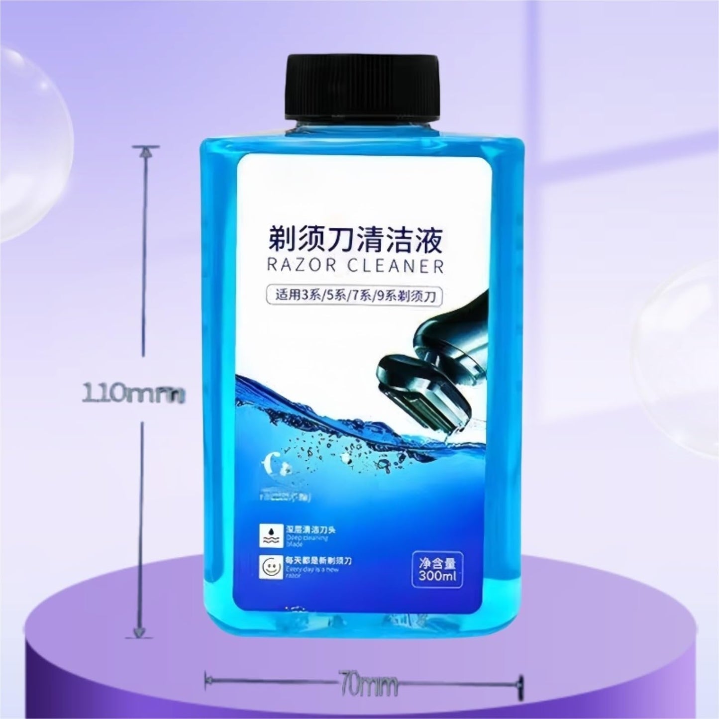 Orfdcnhlkc Electric Shaver 300 ML Cleaning Solution. Compatible For Panasonic ES-LV/ES-ST Series ES-LV53, ES-ST25, ES-LM3C(300ML x2pcs) Beauty and Personal Care Orfdcnhlkc