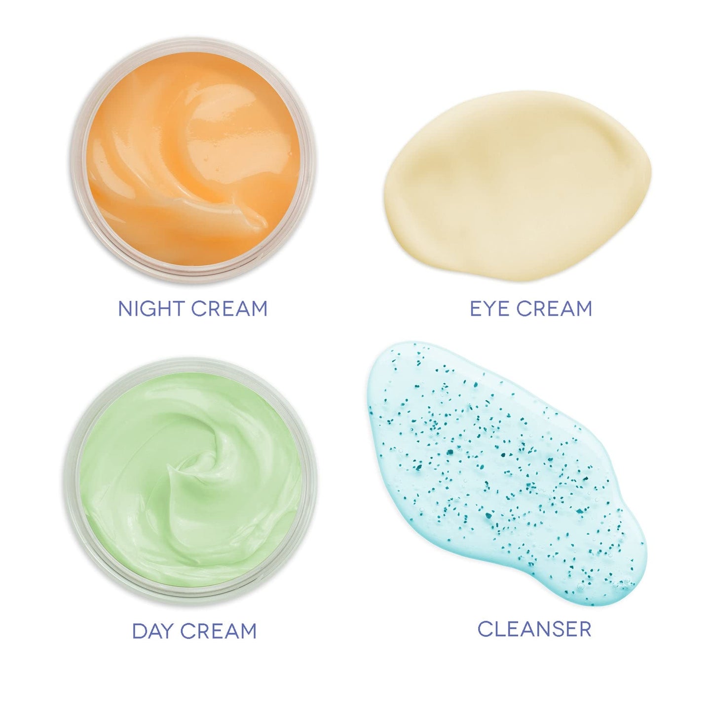 Earth To Skin Super Fruits Starter Set: Blueberry Exfoliating Cleanser (1.0 Fl Oz), Citrus Day Gel Cream (0.5 Fl Oz), Avocado Overnight Mask (0.5 Fl Beauty & Personal Care Earth To Skin