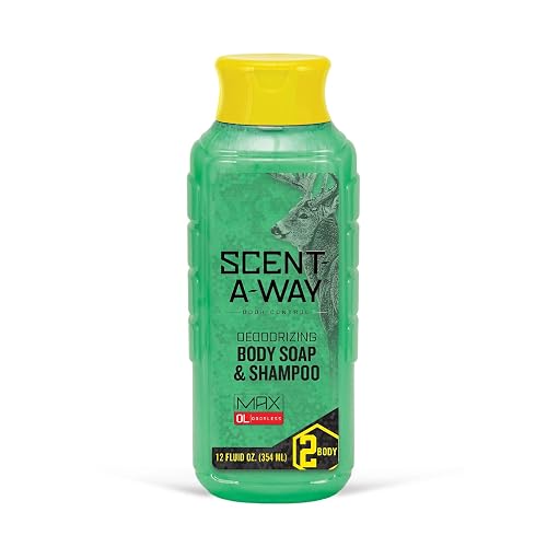 Hunters Specialties Scent-A-Way MAX 12oz Liquid Body Soap & Shampoo Beauty & Personal Care Hunters Specialties