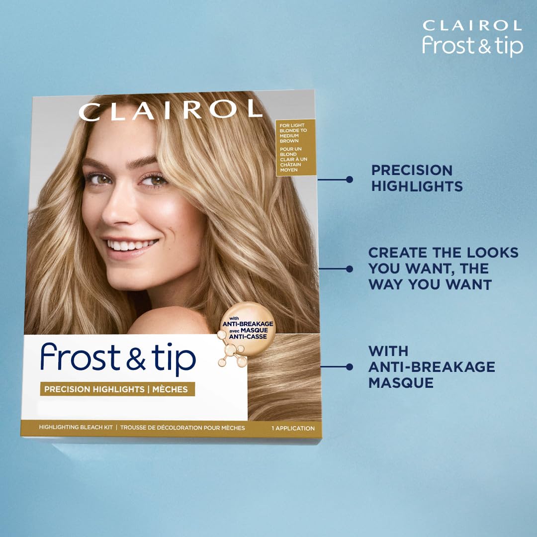 Clairol Nice'n Easy Frost & Tip Original Hair Dye, Light Blonde to Medium Brown Hair Color, Pack of 3 Beauty and Personal Care Clairol