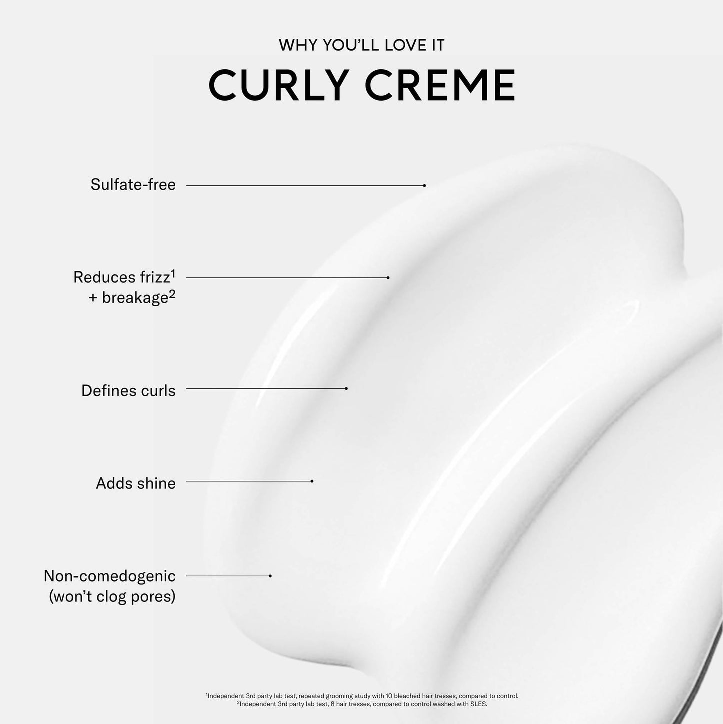 SEEN Curly Creme, Fragrance Free - Non-Comedogenic & Curl Defining Styling Hair Cream- Anti Frizz- Heat Protectant- Safe for Sensitive Skin Beauty & Personal Care SEEN