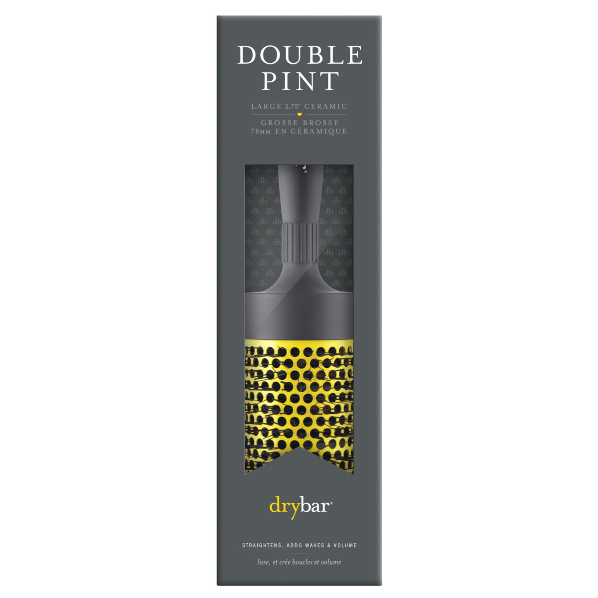 Drybar Double Pint Large Round Ceramic Brush - Round Brush for Blow Out Curls, Waves & Volume Beauty & Personal Care Drybar