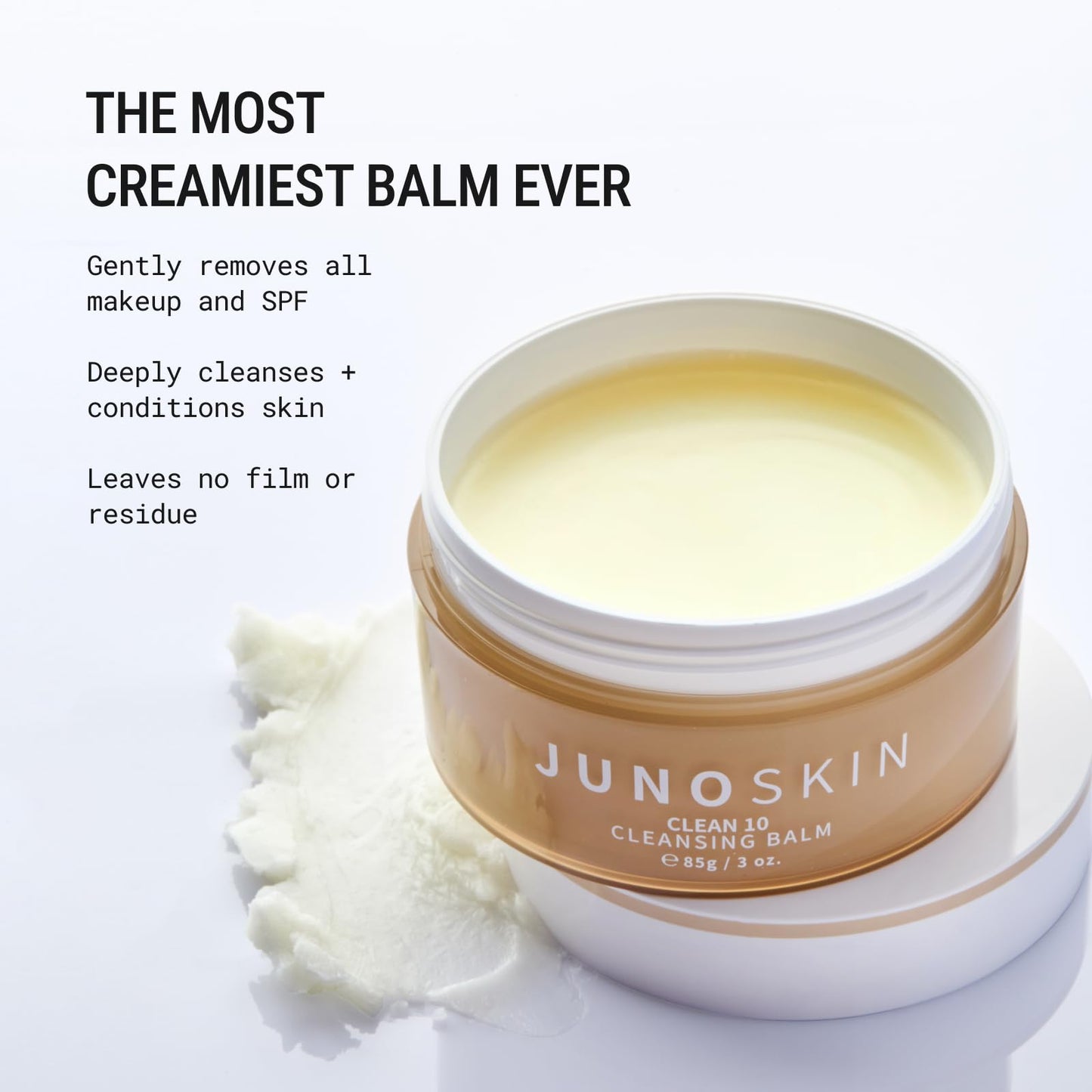 JUNO & Co. Clean 10 Cleansing Balm 10 Ingredients Makeup Remover 85g / 3.0oz Beauty and Personal Care JUNO & Co.