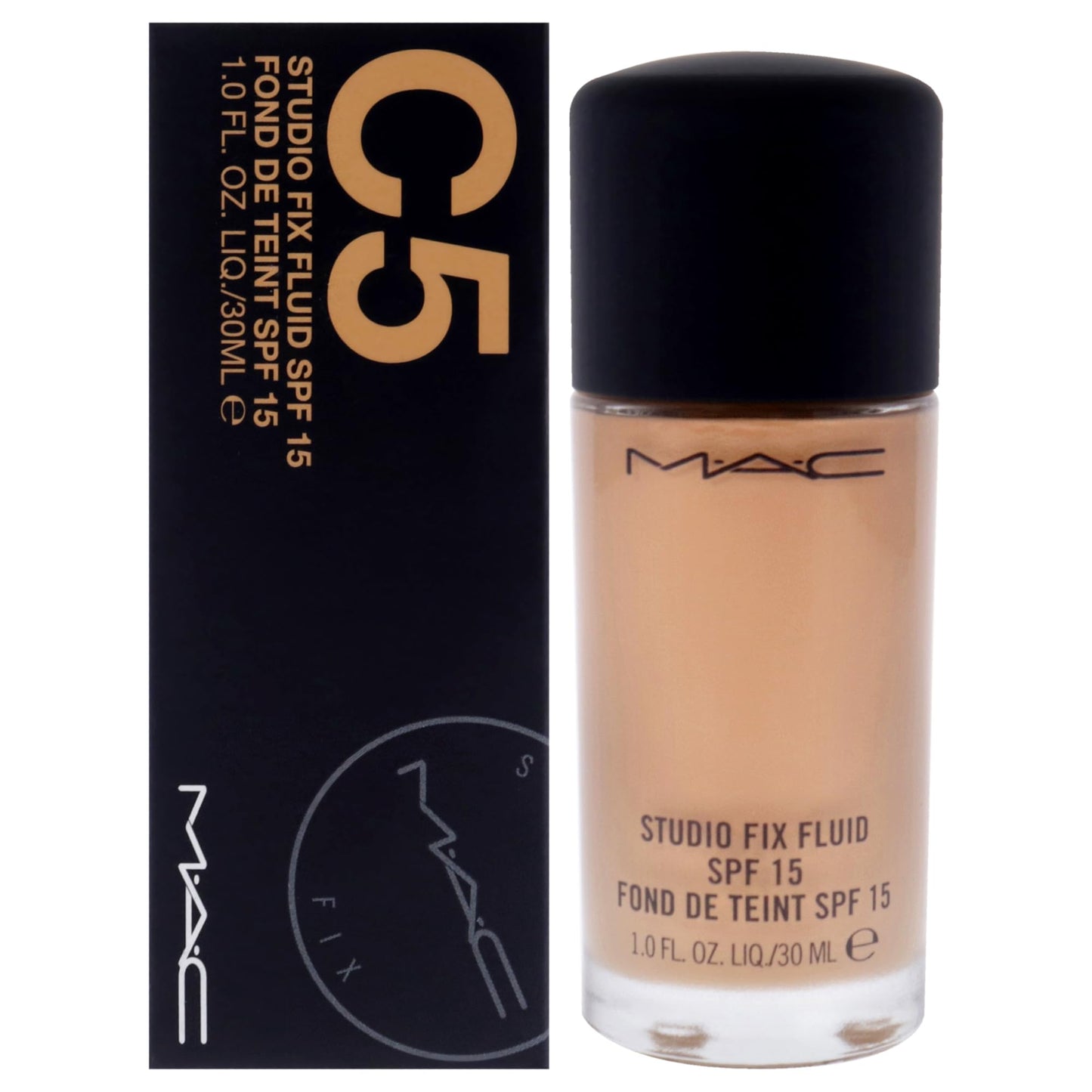 Studio Fix Fluid SPF 15 - C5 by MAC for Women - 1 oz Foundation Beauty & Personal Care MAC