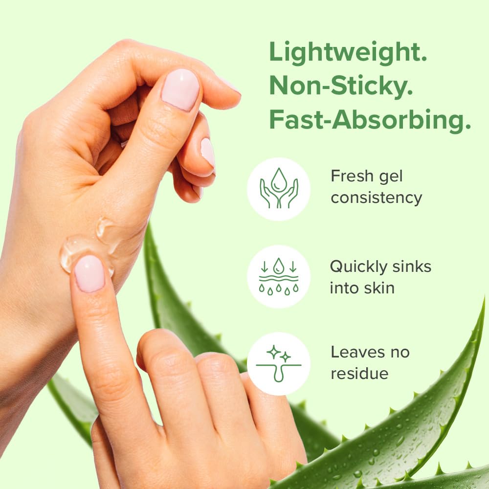 Aloe Infusion Aloe Vera Face & Body Cream - Natural Moisturizer for Dry, Sensitive & Irritated Skin - Hydrating, Non-Greasy Lotion with Shea Butter Beauty & Personal Care Aloe Infusion